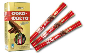 Σοκοφρέτα Sticks