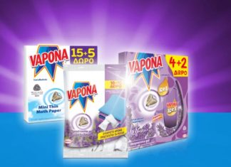 Vapona: Σειρά προϊόντων για το σκόρο