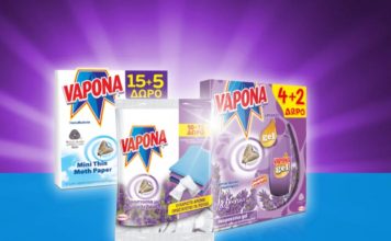 Vapona: Σειρά προϊόντων για το σκόρο
