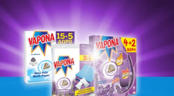 Vapona: Σειρά προϊόντων για το σκόρο Vapona: Σειρά προϊόντων για το σκόρο