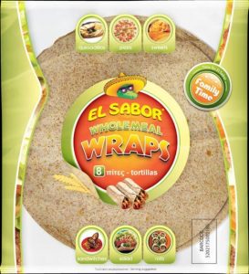 El Sabor: Μεγάλα wraps ολικήα άλεσης