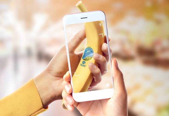 Μπανάνες Chiquita με αυτοκόλλητα Shazam