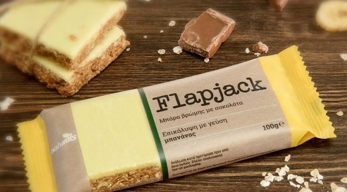 Μπάρες βρώμης Flapjack σε 5 γεύσεις