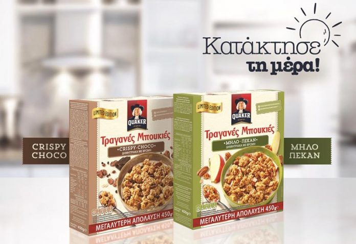 Δημητριακά Quaker με 30% λιγότερη ζάχαρη