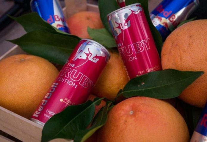 Νέο Red Bull με ροζ γκρέιπφρουτ