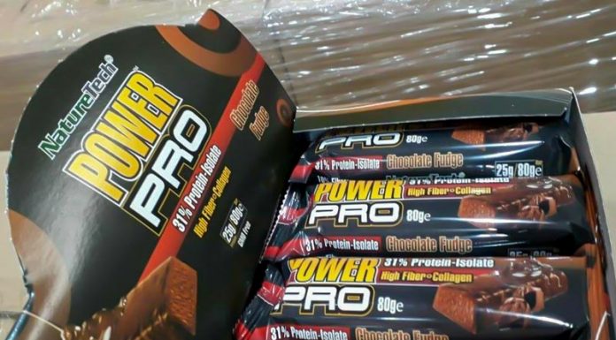 Μπάρες πρωτεΐνης Power Pro από τη Naturetech