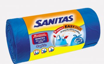 Νέες σακούλες απορριμμάτων Sanitas