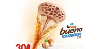 Νέα παγωτά Kinder Bueno
