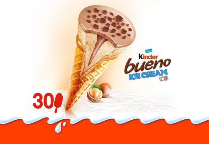 Νέα παγωτά Kinder Bueno