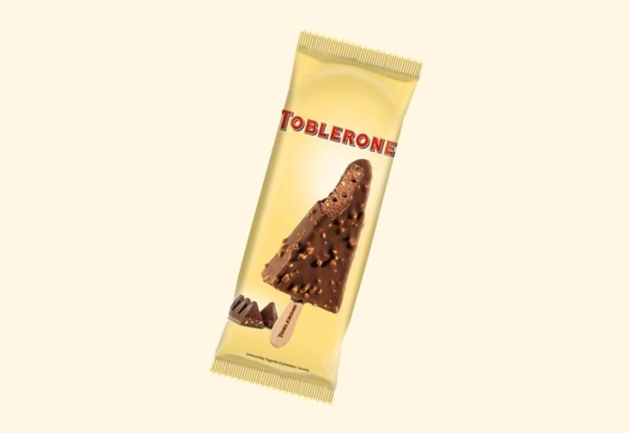 Παγωτό Toblerone στα πράσινα ψυγεία