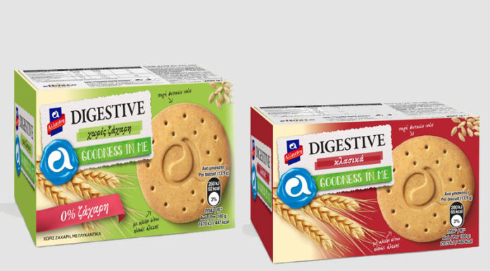 Digestive χωρίς ζάχαρη από την Αλλατίνη