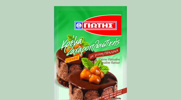 Κρέμα ζαχαροπλαστικής πραλίνα από τη Γιώτης