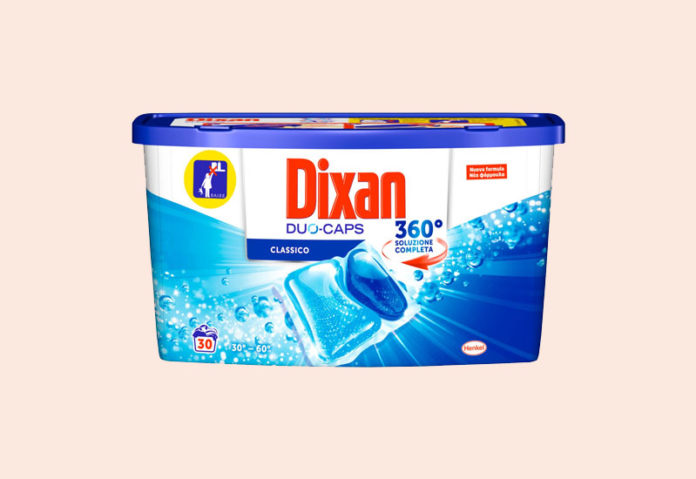 Κάψουλες πλυντηρίου Dixan Duo Caps από τη Henkel