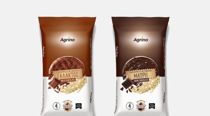 Ρυζογκοφρέτες με σοκολάτα από την Agrino Ρυζογκοφρέτες με σοκολάτα από την Agrino