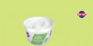 Γιαούρτι χωρίς λακτόζη από την Κρι Κρι