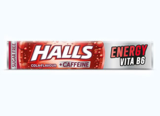 Halls Energy με βιταμίνη Β6