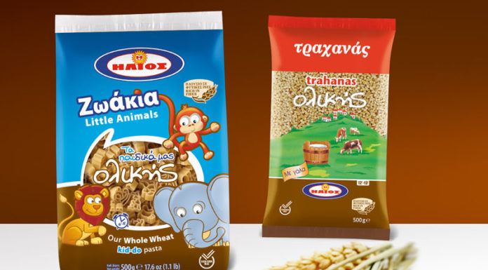 Δυο νέα προϊόντα ολικής άλεσης λάνσαρε η Βιομηχανία Ζυμαρικών ΗΛΙΟΣ ΗΛΙΟΣ