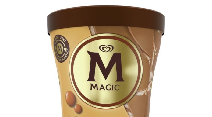 Νέο παγωτό Magic Double Gold Caramel