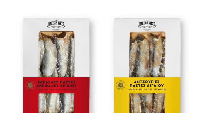 Θαλασσινοί μεζέδες σε συσκευασία retail από την Αφοί Καραγκούνη