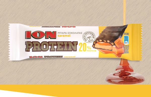 Μπάρα ΙΟΝ Protein Caramel με 20% πρωτεΐνη