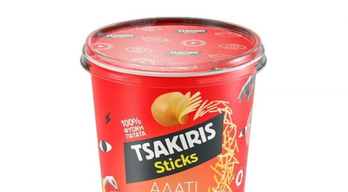 Tsakiris Sticks σε συσκευασία Cup