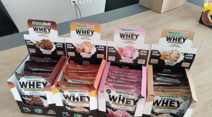 Whey Protein και γεμιστά Soft Cookies πρωτεΐνης από τη NatureTech