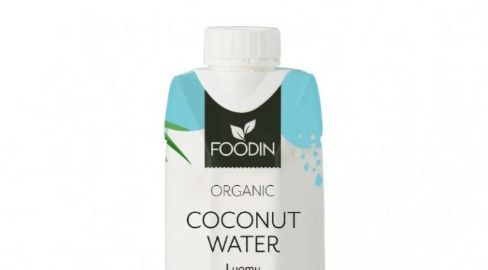 Βιολογικό νερό καρύδας Foodin από τη ΒιοΥγεία