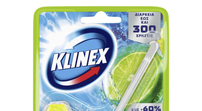 Klinex Power 5 WC Block με Πράσινο Λεμόνι