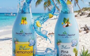 Blue Lemonade και Blue Piña Colada από τη Health Nectar