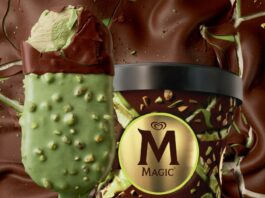 Νέα παγωτά Magic με φιστίκι
